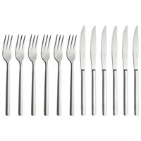 Chopstick 12 Piece Steak Knife & Fork Set