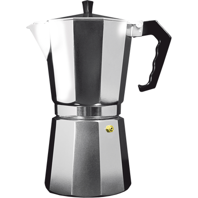 6 Cup Espresso Maker, Aluminium, Induction