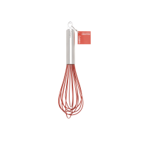 CUISIPRO Balloon Whisk (8 wires) 10/25.4cm Silicone Red