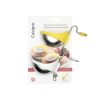 CUISIPRO Egg Poacher SS 2pc 3.8x5.5x2.7/10x14x7cm Yellow/White
