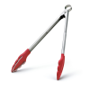 CUISIPRO Tongs with Teeth 9.5/24cm Silicone Red