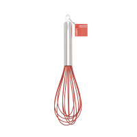 CUISIPRO Balloon Whisk (8 wires) 12/30.5cm Silicone Red