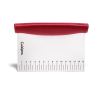 CUISIPRO Dough Cutter 15x11 cm/6x4.5 SS Red