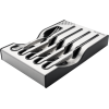 Global 8 Pce Steak Knife & Fork Set with Storage Dock