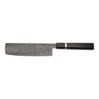 Katana Smoke Nakiri Knife 18cm Ebony