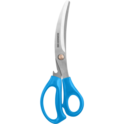 RF Scissors 9.25" Poultry Scissors Blue Handle