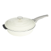 Commichef Cast Aluminium All-In-One Saucepan Casserole Frying Pan 28cm Cream