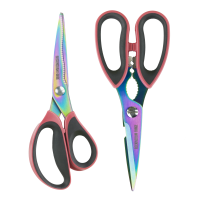 2 Piece Scissor Set KS-391 & KS-398 Rainbow PVD