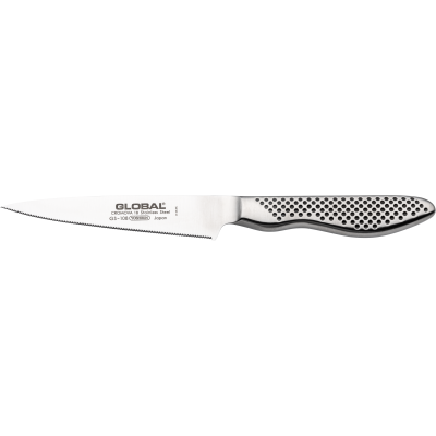 Global Utility Knife Serrated Edge 12cm Blade