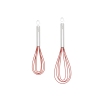 CUISIPRO Flat Whisk (4 wires) 10/25.4cm Silicone Red