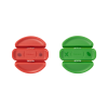 CUISIPRO Vegetable Cleaning Brush 2 Pack 3.5/8.6cm (1 Soft/1 Hard)
