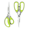 2 Piece Scissor Set KS-391 & KS-398 Grey/Green