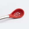 CUISIPRO Silicone Slotted Spoon 12/30.5cm Red (LFGB Silicone)