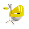 CUISIPRO Egg Poacher SS 2pc 3.8x5.5x2.7/10x14x7cm Yellow/White