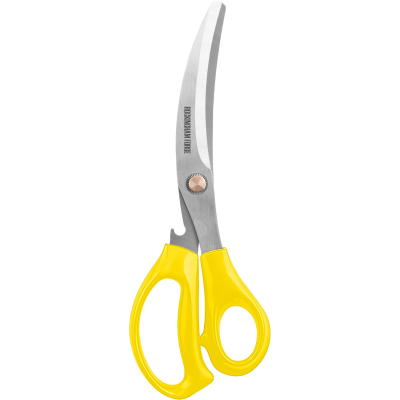 RF Scissors 9.25" Poultry Scissors Yellow Handle